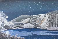 Full Moon over Mountain